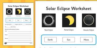 Preview Of Solar Eclipse Activity Sheet Solar Eclipse Activity Solar Eclipse Solar