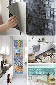 tout savoir sur le carrelage adhesif autocollant carrelage adhesif decoration interieure deco salle de bain
