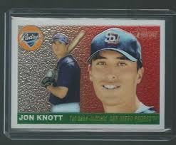 2004 TOPPS HERITAGE CHROME JON KNOTT #94 PADRES RC SHORT PRINT RARE  1904/1955