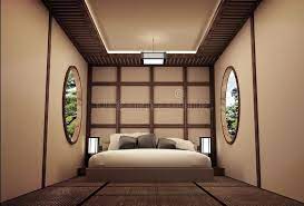 A decorative adjustable hook called a jizaikagi hangs from the ceiling above the pit can be used to suspend a pot over the fire. Japanese Bedroom Stock Illustrations 588 Japanese Bedroom Stock Illustrations Vectors Clipart Dreamstime