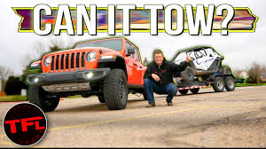 Vehicles that can tow 5000 lbs. Will It Tow New Jeep Gladiator Mojave Can Off Road But Can It Haul 5 000 Lbs On A Highway Video The Fast Lane Truck