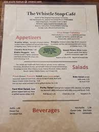 Check out our whistle stop cafe selection for the very best in unique or custom, handmade pieces from our cookbooks shops. Online Menu Of Whistle Stop Cafe Restaurant Juliette Georgia 31046 Zmenu