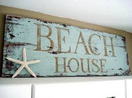 Beach left wooden tropical sign: 20 Coastal Kitchen Design And Decor Ideas To Refresh Your Kitchen Beach House Signs Beach Signs Beach House Decor