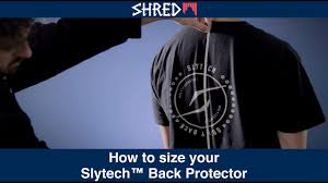 how to size your slytech back protector