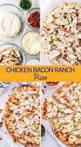 Chicken Bacon Ranch Pizza Recipe Chicken Bacon Ranch Pizza Pizza Recipes Homemade All Recipes Chicken