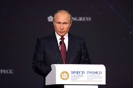 Президент владимир путин выступил на петербургском экономическом форуме. Chemu Bylo Posvyasheno Vystuplenie Vladimira Putina Na Pmef 2021 Rossijskaya Gazeta
