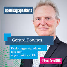 UL Graduate & Professional Studies على X: "📢 Join Gerard Downes at 5pm