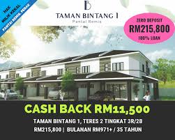Projek perumahan yang dibangun dan dikawal selia oleh lphp untuk rakyat negeri perak darul ridzuan. Rumah Teres 2 Tingkat Di Taman Bintang 1 Pantai Remis Perak Cash Back Rm11 500 Carian Homestay Malaysia
