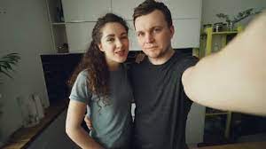 Pretty ex pov dirty vacation home video during spring break. Pov Of Young Happy Couple Talking Online Video Chat In The Kitchen At Home Video By C Silverkblack Stock Footage 187511552