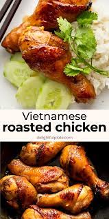 Vietnamese Rotisserie Chicken Ga Roti Delightful Plate Recipe Drumstick Recipes Rotisserie Chicken Chicken Leg Recipes