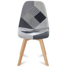 Maybe you would like to learn more about one of these? Chaises Scandinaves Motif Patchwork Noirs Gris Blanc X4 Sara Id Market