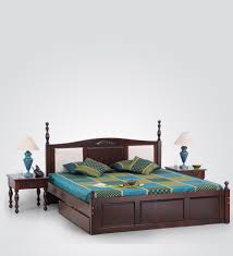 King Size Bed With Side Tables Wooden Bed Sets Ekbote Furniture Shop for king size bed frame online at target. king size bed with side tables