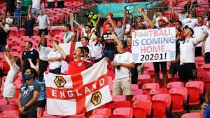 Fan reaction outside wembley after draw between scotland and england. Euro 2020 Fans Watch England Beat Croatia In Opening Game Bbc News