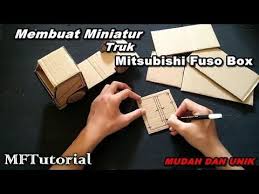 Edit photo open in old editor. Cara Membuat Miniatur Truk Fuso Box Dari Kardus Ide Kreatif Youtube Ide Kreatif Wooden Toys Plans Box