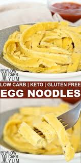 Keto Noodles Recipe For Low Carb Egg Noodles Video Keto Recipes Easy Keto Noodles Diet Breakfast Recipes