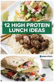 12 High Protein Lunch Ideas High Protein Lunch Ideas Protein Lunch Protien Meals