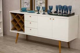 Making a walnut sideboard / buffet table | woodworking. Utopia 4 Bottle Wine Rack Sideboard Buffet Stand With 3 Drawers And 2 Shelves In White Gloss And Maple Cream Wine Racks Sideboards From Brazil Wineric Com