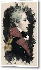 Young Faces from the past Series by Adam Asar, No 152 Metal Print