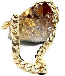 18k gold over sterling silver italian solid 4.5mm flexible flat herringbone chain necklace men women 16, 18, 20, 22, 24 inch 925 made in italy. Hollywood Jewelry Gold Chain Cuban Necklace 9mm Miami Link W Real Solid Clasp 24k Usa Patented W Signed Warranty 22 Amazon Com