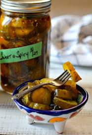 For those who like their spice with a hint of sweetness, this pickled green beans recipe is perfect. Best Spicy Pickles Made From Store Bought Dills Cooking On The Ranch