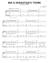 Mia and sebastian's theme piano sheet music with letters. Mia Sebastian S Theme From La La Land Sheet Music Justin Hurwitz Easy Piano Piano Sheet Music Free Violin Sheet Music Sheet Music