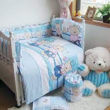 32 39 know more blue bear cotton sheet quilt pillow bumpers winter bedding cover for newborn b newborn baby bedding baby bedding sets cotton baby bedding
