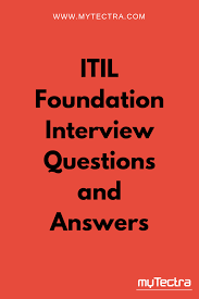 Itil Foundation Interview Questions And Answers Mytectra Top 36 Frequently Aske Interview Questions And Answers Interview Questions This Or That Questions