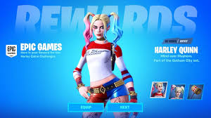New 15 10 update new winterfest skins leaked christmas skins and items. Claim Harley Quinn Skin In Fortnite Free Rewards Challenges Youtube