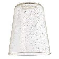 Westinghouse 8505900 Clear Seeded Cone Shade 8505900 Replacement Glass Shades Glass Light Fixture Custom Light Fixtures