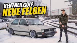 All approved garages' repair specialists / technicians have full access to a comprehensive training programme, as well as the latest diagnostic equipment, and are qualified to work on all volkswagen models. Meine Traumfelgen Fur Den Rentner Golf Super Selten Youtube