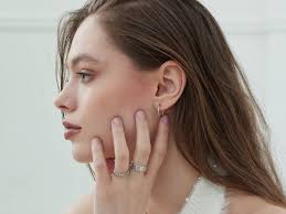 Minimalist Sterling Silver Sonia Hoop Earrings * Quality 925 Sterling Silver * Best Gifts for her!