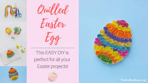 For some of the free printable string art patterns, you do not have to necessarily hammer a nail at each point, but still, they have to be enough to keep shape and contour. Easy Quilled Easter Egg Diy