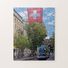 zurich tram switzerland jigsaw puzzle zazzle com jigsaw puzzles zurich city vacation