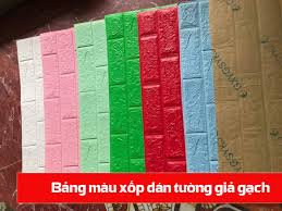 Xốp dán tường 3d vật liệu trang trí nhà cửa & Sỉ lẻ toàn quốc