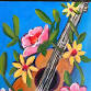 Guitar and Blooms