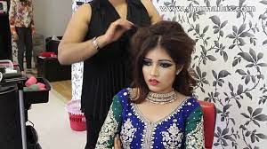 Pakistani Hair Style Tutorial Wedding Hairstyles Mehndi Hairstyle Video Dailymotion