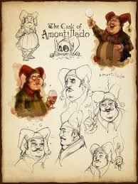 Fortunato Sketches By David G Fores The Cask Of Amontillado In Ipoe Collection Sketches Edgar Allen Poe Edgar Allan Poe