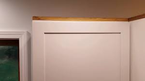 Crown molding for a cabinet is not directly nailed on it. Diy Design Fanatic How To Install Crown Molding On Full Overlay Cabinets