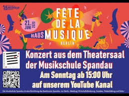 Thomas va vous apprendre l'origine de la fête de la musique, célébrée chaque année en france le 21 juin (français facile). Konzert Aus Dem Theatersaal Der Musikschule Spandau Fete De La Haus Musique Youtube