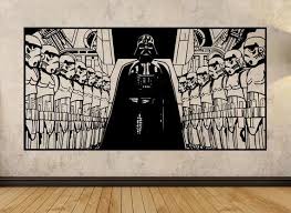 Star Wars Darth Vader Empire Design Decal Wall Sticker 115cm X Etsy Star Wars Mural Star Wars Poster Stormtrooper Wall Art