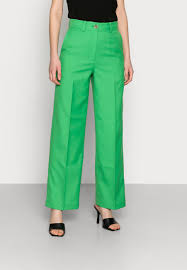 Arket Trousers Green Zalando Ie