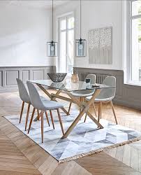 suspension loncino noir salle a manger moderne table salle a manger deco salle a manger