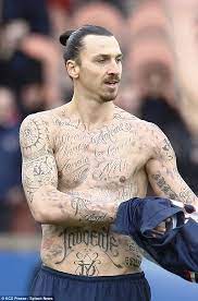 Zlatan tattoos tell us a lot about him. Zlatan Ibrahimovic Tattooed Names Of 50 Starving People On His Body To Show Support For United Nations World Food Programme Sarajevo Times