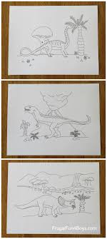 These free, printable animal coloring pages provide hours of fun for kids! Printable Dinosaur Coloring Pages For Kids Frugal Fun For Boys And Girls