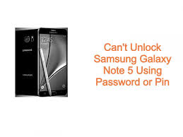When the note 5 restarts, a new page will appear on your screen and this page will ask for an unlock code. Can T Unlock Samsung Galaxy Note 5 Using Password Or Pin