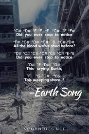 ℗ 2021 microsoft studios music. Earth Song Michael Jackson Letter Notes For Beginners Music Notes For Newbies