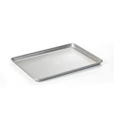 Stainless steel jelly roll pans feel thick and sturdy and are unlikely to warp or scratch. Aluminized Jelly Roll Half Sheet Pan Lehman S
