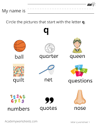 Archibald is a fictional character in a 2002 movie starring denzel washington. Learn The Letter Q Q Learning The Alphabet Academy Worksheets