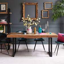 Adelaide Large Extending 180cm 240cm Dining Table Dining Table Industrial Style Dining Table Rustic Dining Chairs