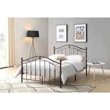 Limited quantities available offer valid while supplies. Hodedah Bronze Full Size Metal Panel Bed With Headboard And Footboard Hi804 F Bronze The Home Depot